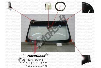 NordGlass eln sklo - zelen - modr pruh - senzor ASNG 6037AGSBLMVZ1B, 6037AGSBLMVZ1B