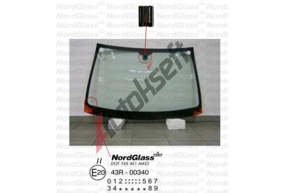 NordGlass eln sklo - zelen ASNG 6290AGS, 6290AGS