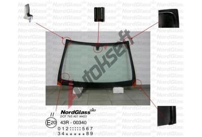 NordGlass eln sklo - zelen ASNG 6302AGNVZ1Q, 6302AGNVZ1Q