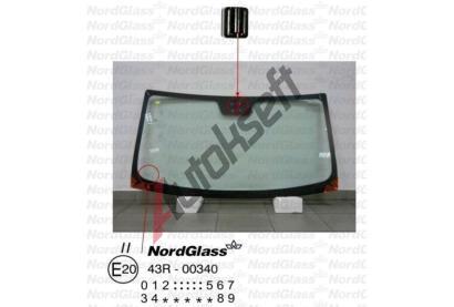 NordGlass eln sklo - zelen [11/01-] ASNG 7246AGS6Z, 7246AGS6Z