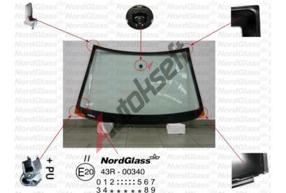 NordGlass eln sklo - zelen ASNG 7808AGSVZ, 7808AGSVZ