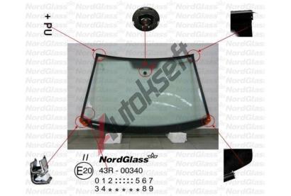 NordGlass eln sklo - zelen [12/04-] ASNG 8573AGSVZ6J, 8573AGSVZ6J