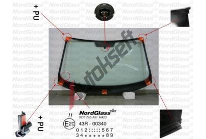NordGlass �eln� sklo - zelen� ASNG 8586AGSVZ, 8586AGSVZ