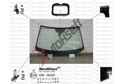 NordGlass eln sklo - zelen / senzor [09/08-] ASNG 8597AGSMVW1P, 8597AGSMVW1P