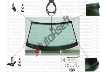 NordGlass �eln� sklo - zelen� - senzor ASNG 8611AGAMVWZ1W, 8611AGAMVWZ1W