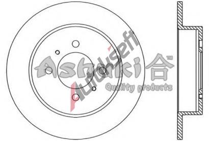 ASHUKI Brzdov kotou - 256 mm ASU N014-11, N014-11