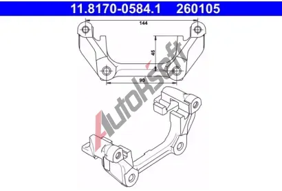 ATE Dr��k brzdov�ho t�menu AT 260105, 11.8170-0584.1