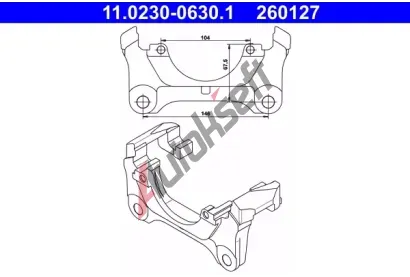 ATE Dr��k brzdov�ho t�menu AT 260127, 11.0230-0630.1