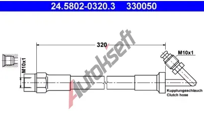 ATE Spojkov hadice AT 330050, 24.5802-0320.3
