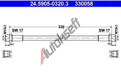 ATE Spojkov hadice AT 330058, 24.5905-0320.3