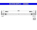 ATE Brzdov hadice - 470 mm ‐ AT 330253