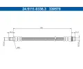 ATE Brzdov hadice - 335 mm ‐ AT 330570