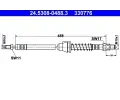 Brzdov� hadice&nbsp;ATE&nbsp;&dash;&nbsp;AT 330776