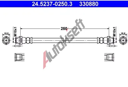 ATE Brzdov hadice - 250 mm AT 330880, 24.5237-0250.3