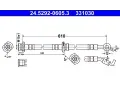 Brzdov hadice ATE ‐ AT 331030