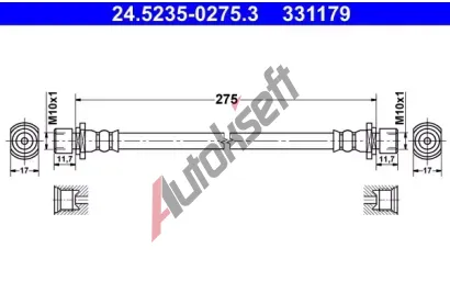 ATE Brzdov hadice - 275 mm AT 331179, 24.5235-0275.3