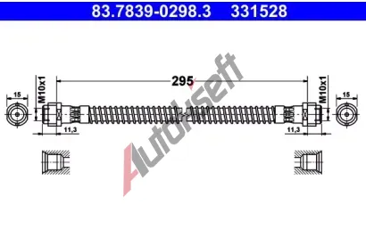 ATE Brzdov hadice AT 331528, 83.7839-0298.3