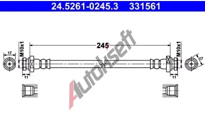 ATE Brzdov� hadice AT 331561, 24.5261-0245.3