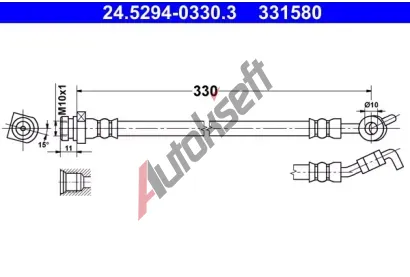 ATE Brzdov hadice AT 331580, 24.5294-0330.3