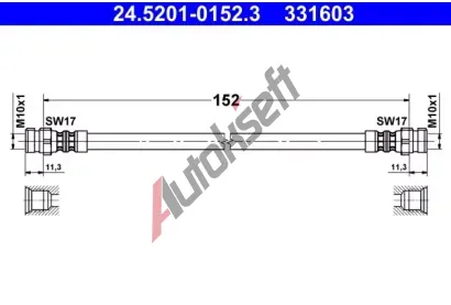 ATE Brzdov hadice AT 331603, 24.5201-0152.3