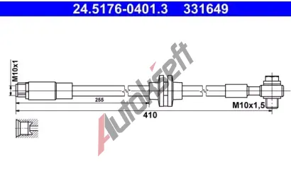 ATE Brzdov hadice AT 331649, 24.5176-0401.3
