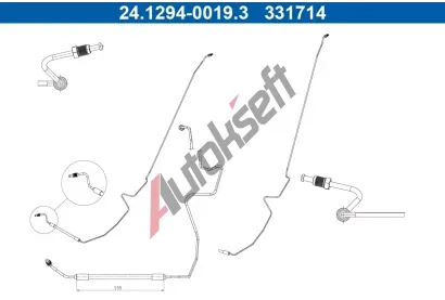 ATE Brzdov hadice AT 331714, 24.1294-0019.3