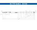 Brzdov� hadice&nbsp;ATE&nbsp;&dash;&nbsp;AT 331720