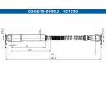 Brzdov hadice ATE ‐ AT 331730
