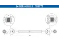 Brzdov� hadice&nbsp;ATE&nbsp;&dash;&nbsp;AT 331779