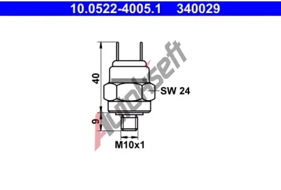 ATE Tlakový spínač hydraulické brzdy AT 340029, 10.0522-4005.1 ATE Tlakový spínač hydraulické brzdy AT 340029, 10.0522-4005.1