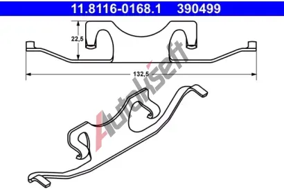 ATE Pruina - brzdov tmen AT 390499, 11.8116-0168.1