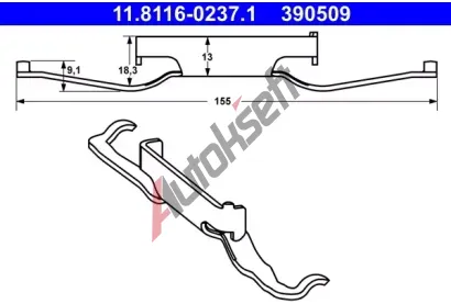ATE Pruina - brzdov tmen AT 390509, 11.8116-0237.1