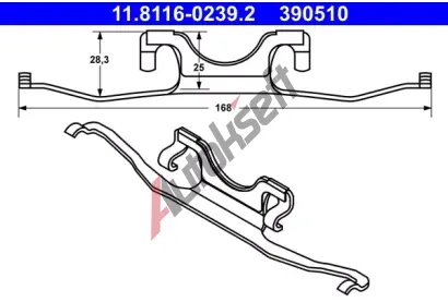 ATE Pruina - brzdov tmen AT 390510, 11.8116-0239.2