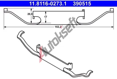 ATE Pruina - brzdov tmen AT 390515, 11.8116-0273.1