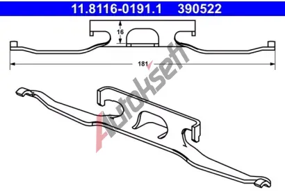 ATE Pruina - brzdov tmen AT 390522, 11.8116-0191.1