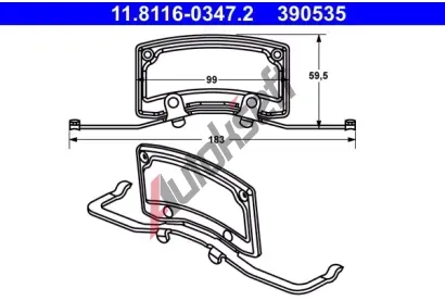 ATE Pruina - brzdov tmen AT 390535, 11.8116-0347.2