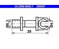 Drk brzdovho veden ATE ‐ AT 390567