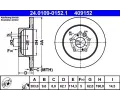 ATE Brzdov kotou - 303 mm ‐ AT 409152