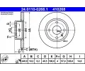 ATE Brzdov kotou - 240 mm ‐ AT 410268