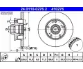 Brzdov kotou ATE ‐ AT 410276