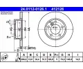 Brzdov kotou ATE ‐ AT 412126