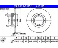 ATE Brzdov kotou - 236 mm ‐ AT 413195