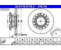 Brzdov kotou ATE ‐ AT 416116