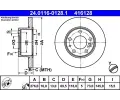 ATE Brzdov kotou - 276 mm ‐ AT 416128