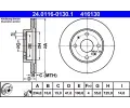 ATE Brzdov kotou - 234 mm ‐ AT 416130