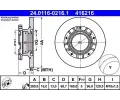 Brzdov kotou ATE ‐ AT 416216