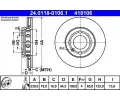 Brzdov kotou ATE ‐ AT 418106