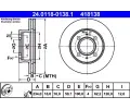 Brzdov kotou ATE ‐ AT 418138