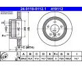 ATE Brzdov kotou - 294 mm ‐ AT 419112
