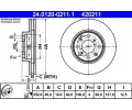 ATE Brzdov kotou - 252 mm ‐ AT 420211